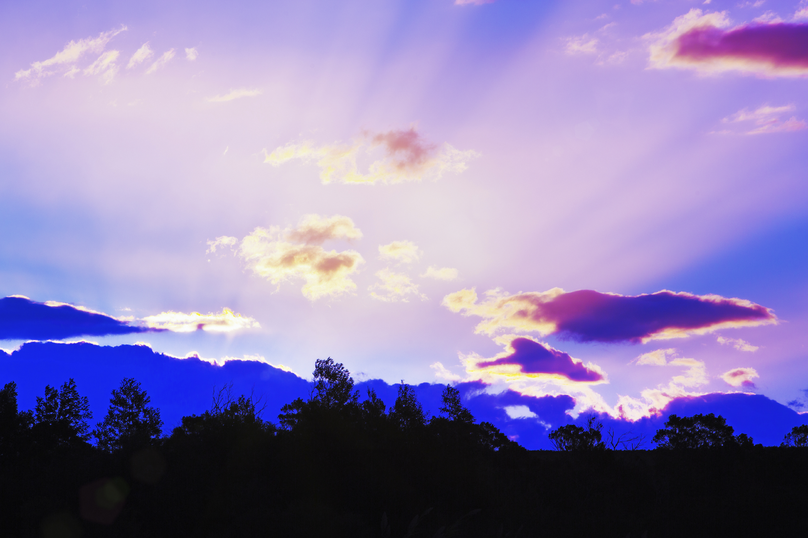 Indigo Sky  Sky, Scenery, Background