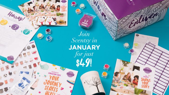 Joining Scentsy is easy with our $49 Starter Kit promotion