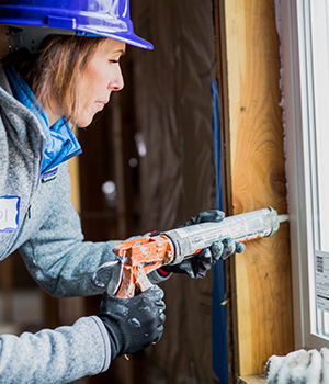 Heidi Thompson caulking window