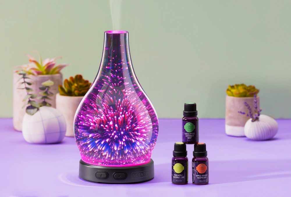 Scentsy oil diffuser with the best essential and 100% natural oils 