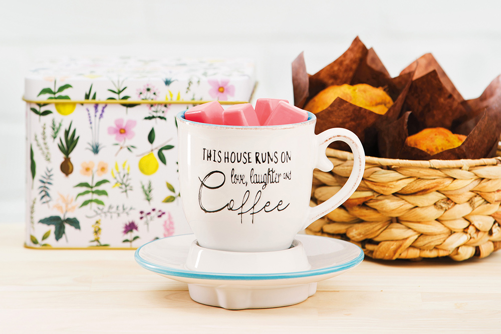 Themed Scentsy Photo featuring Love, Laugh, Coffee Warmer