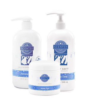 Photo of Scentsy Laundry Products in Jammy Time