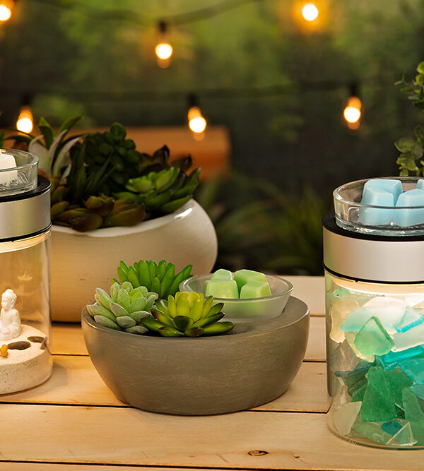 Photo of scentsys little garden and make a scene warmers