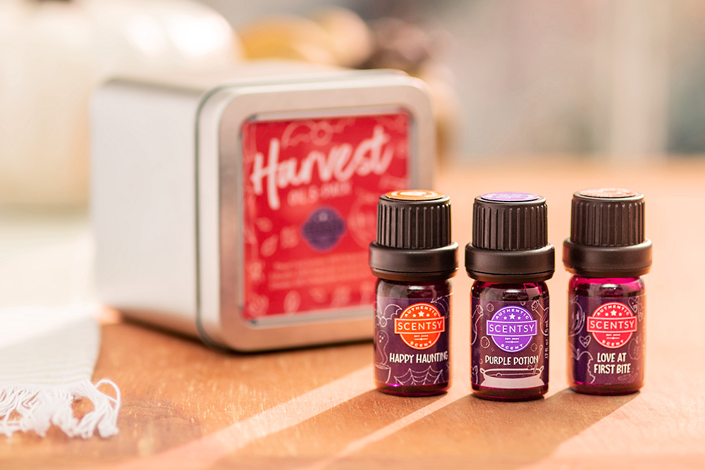 Scentsy's Harvest Collection Essential Oils