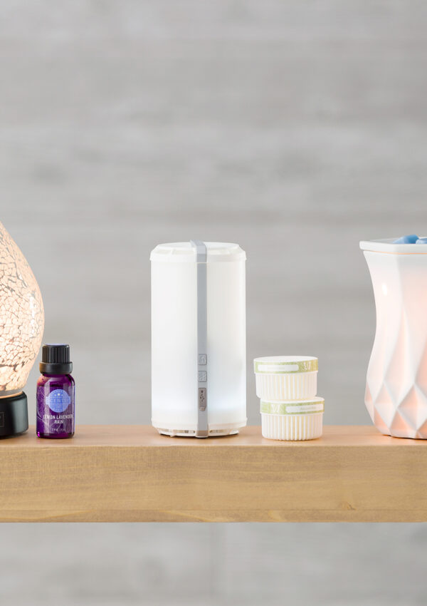 Scentsy System products, diffuser and oil system, scentsy go and pod system, and warmer and wax system