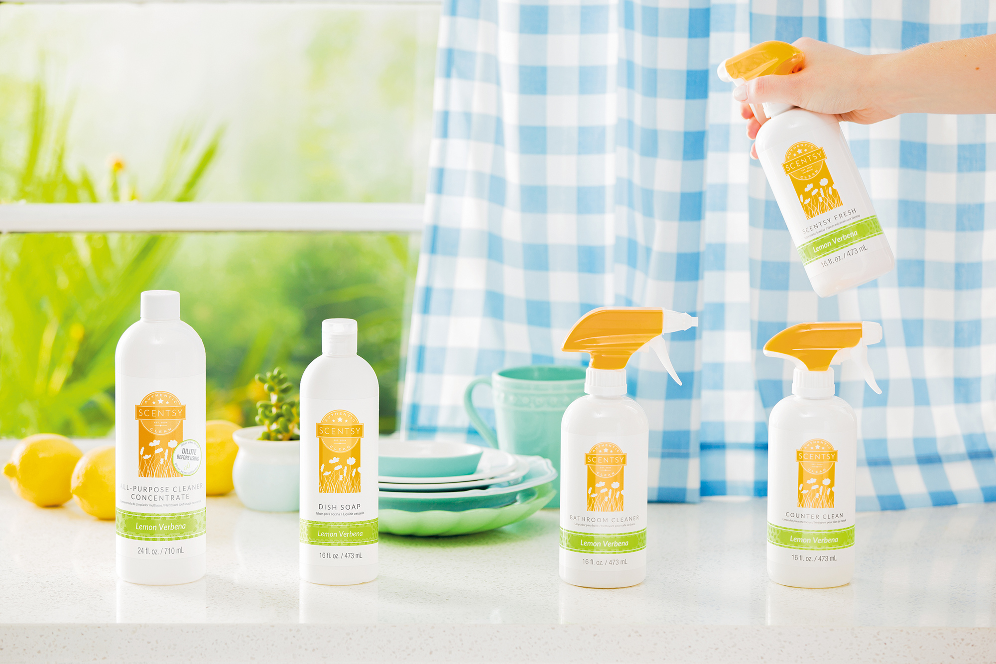 Lemon Verbena Scentsy Clean products