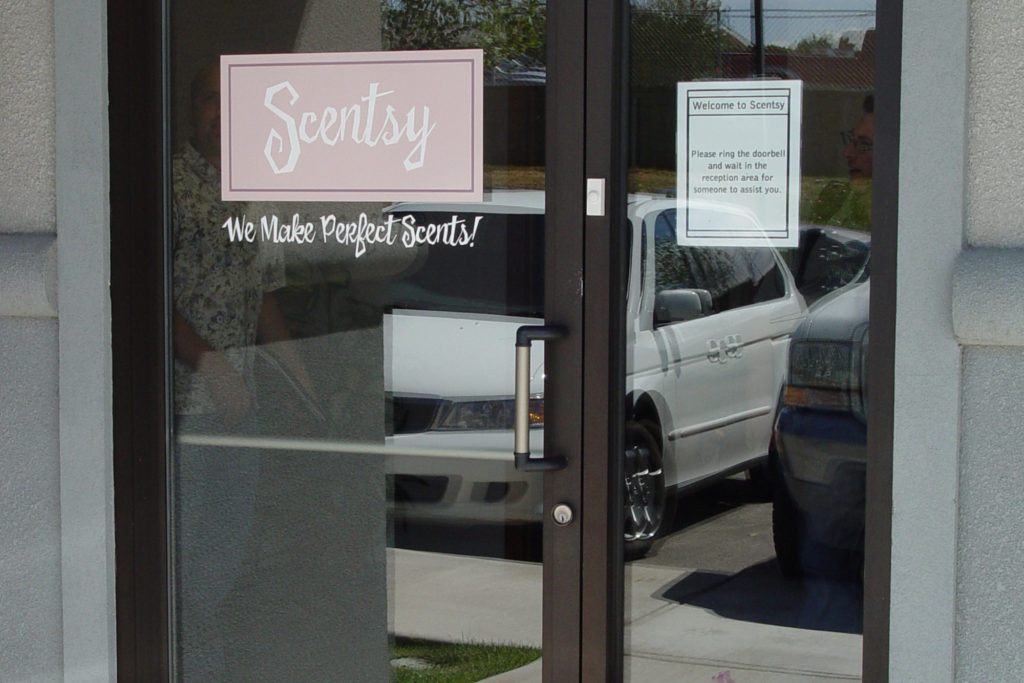 Scentsy first official location on Franklin