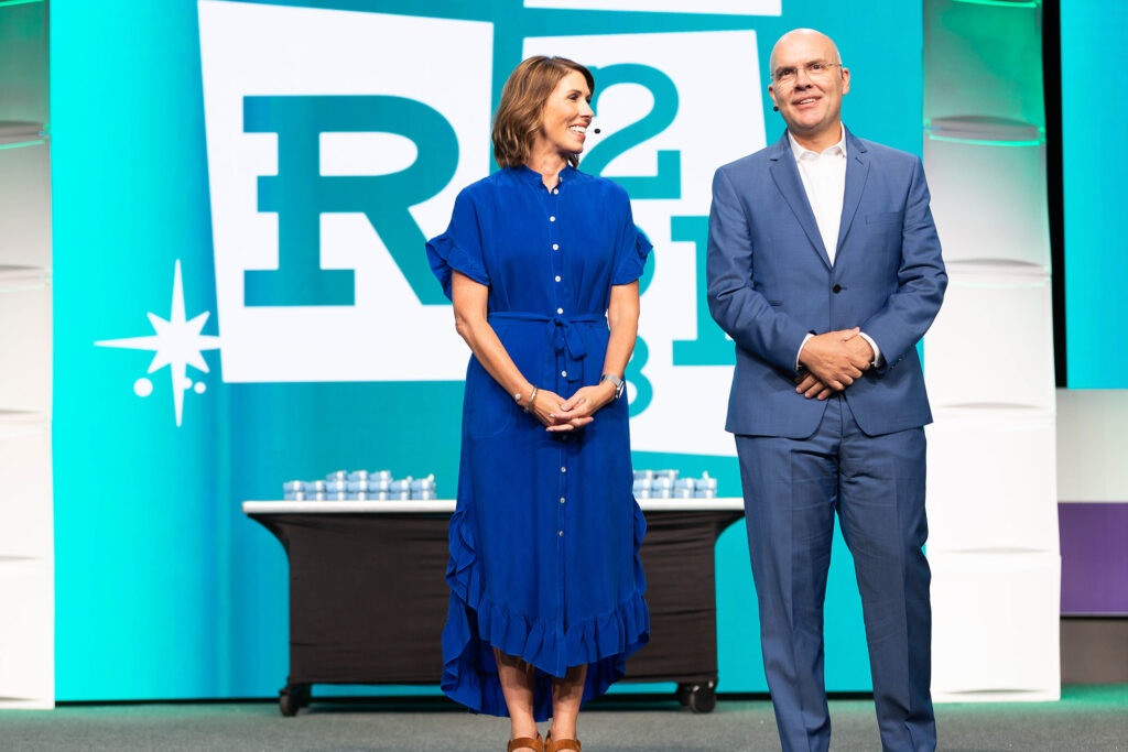 Heidi and Orville on stage during SFR 2018