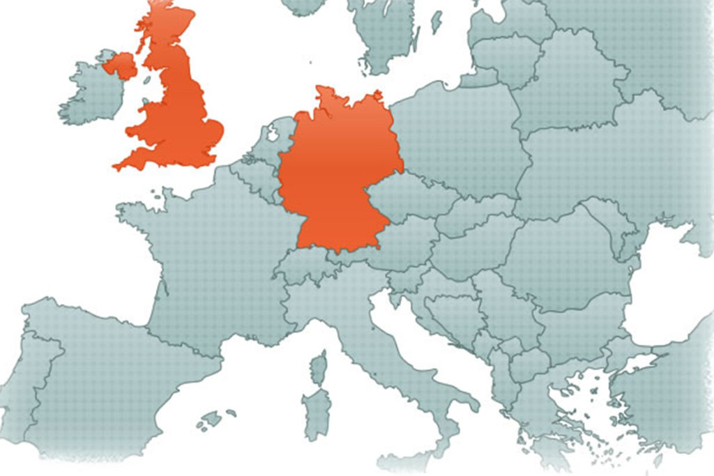 Scentsy 2011 growth map - growth in the United Kingdoms and Germany