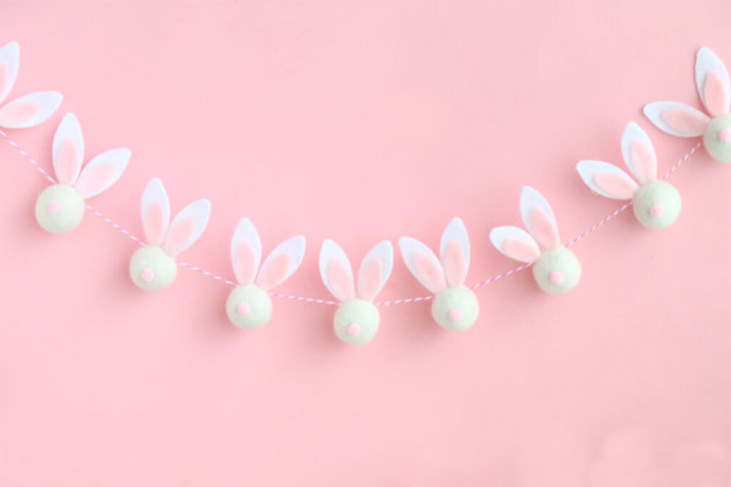 Final Easter bunny DIY project