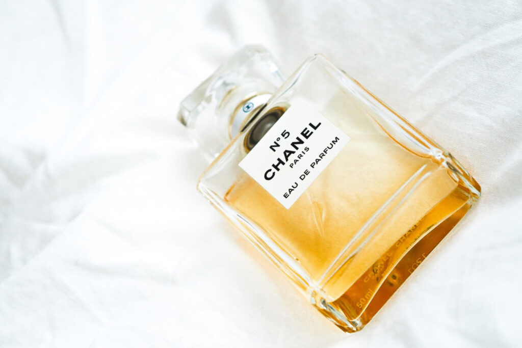 Chanel No. 5 cologne bottle