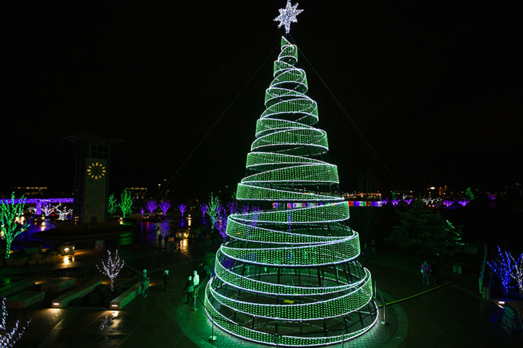 Point of Lights Tree outside the Scentsy Tower