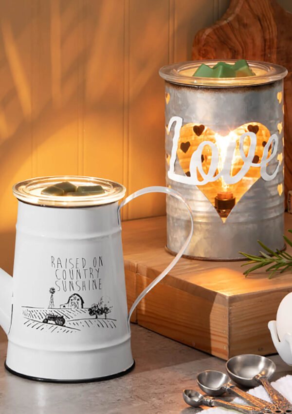 Scentsy Country Sunshine and Sweet Love warmers