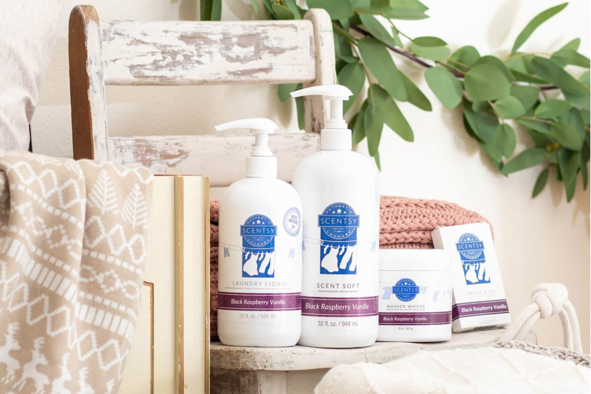 Scentsy Black Raspberry Laundry Products