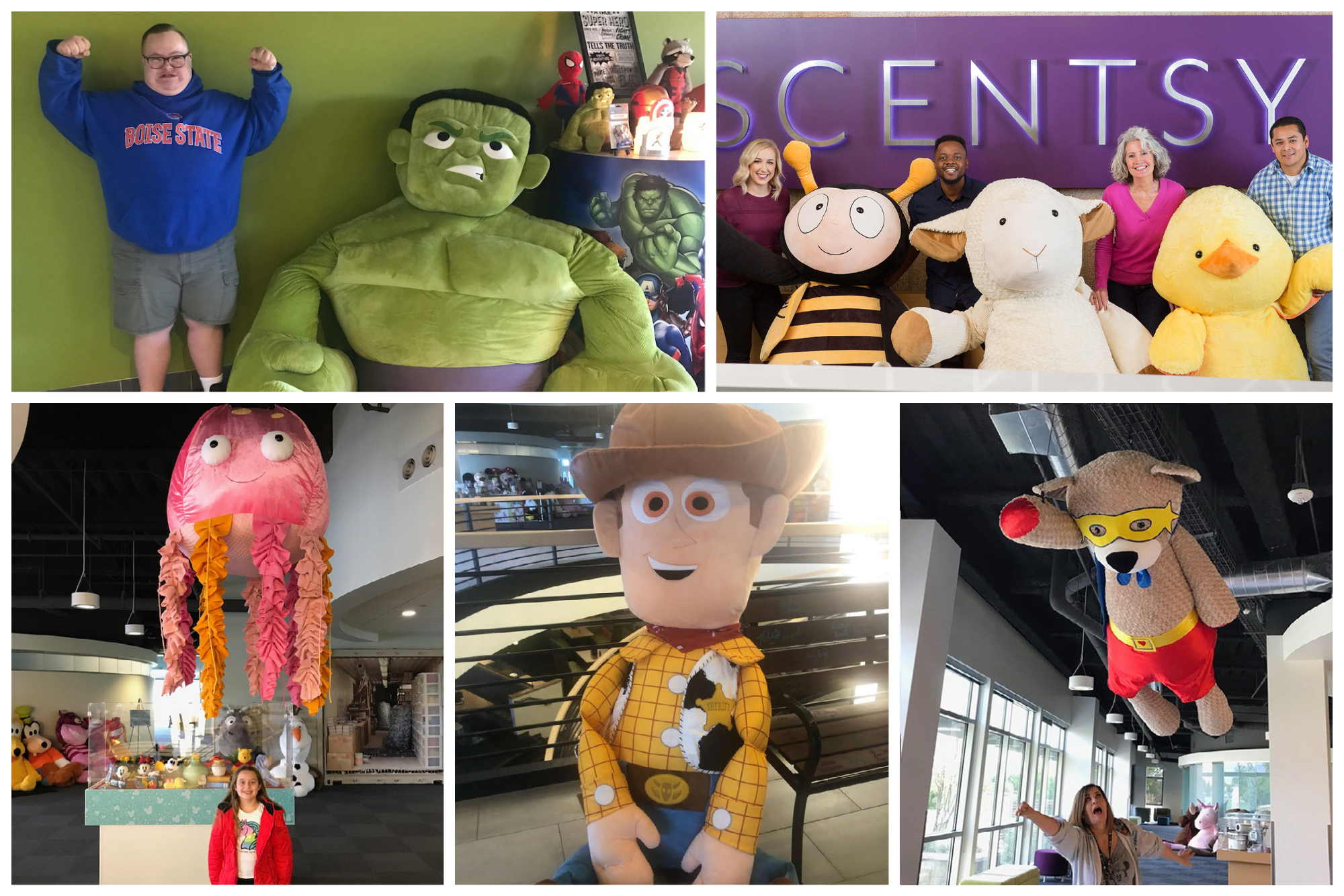 Giant Scentsy Buddies at Scentsy's Home Office In Meridian