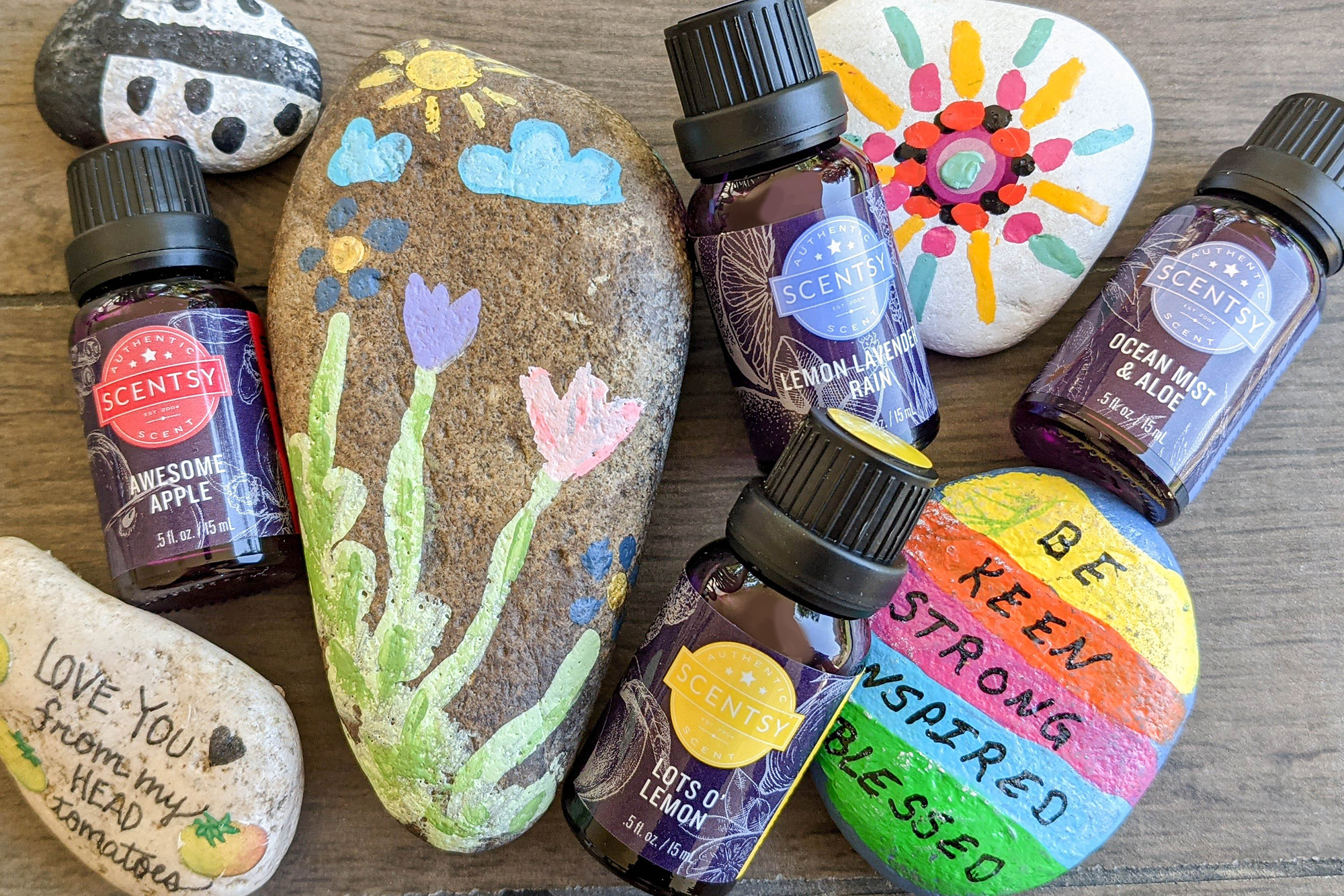 Spread a little joy with rock painting