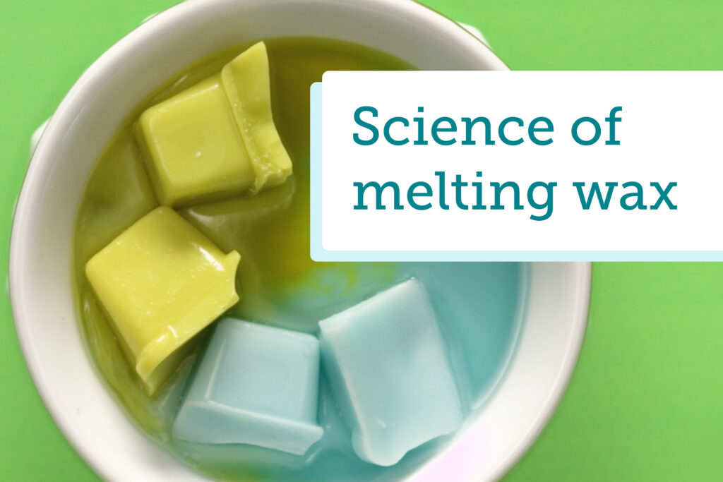 Scentsy Science of melting wax graphic