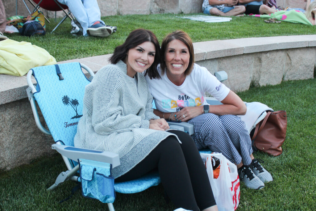 Mother and daughter enjoying a Scentsy family movie night!