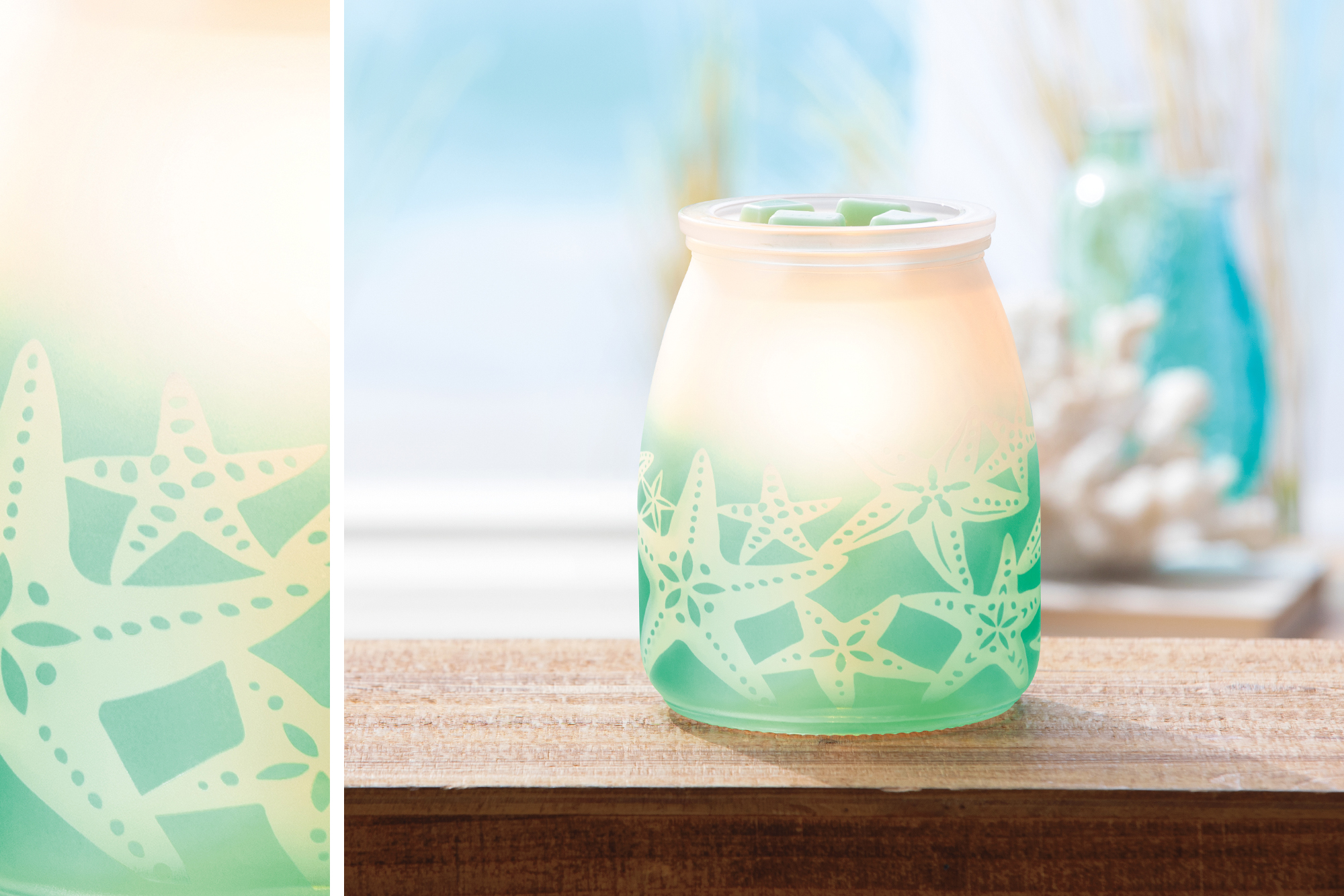 Scentsy Warmers to create a splash of serenity