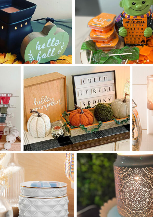 Scentsy's fall collection of scent products and autumn fragrance to decorate your home