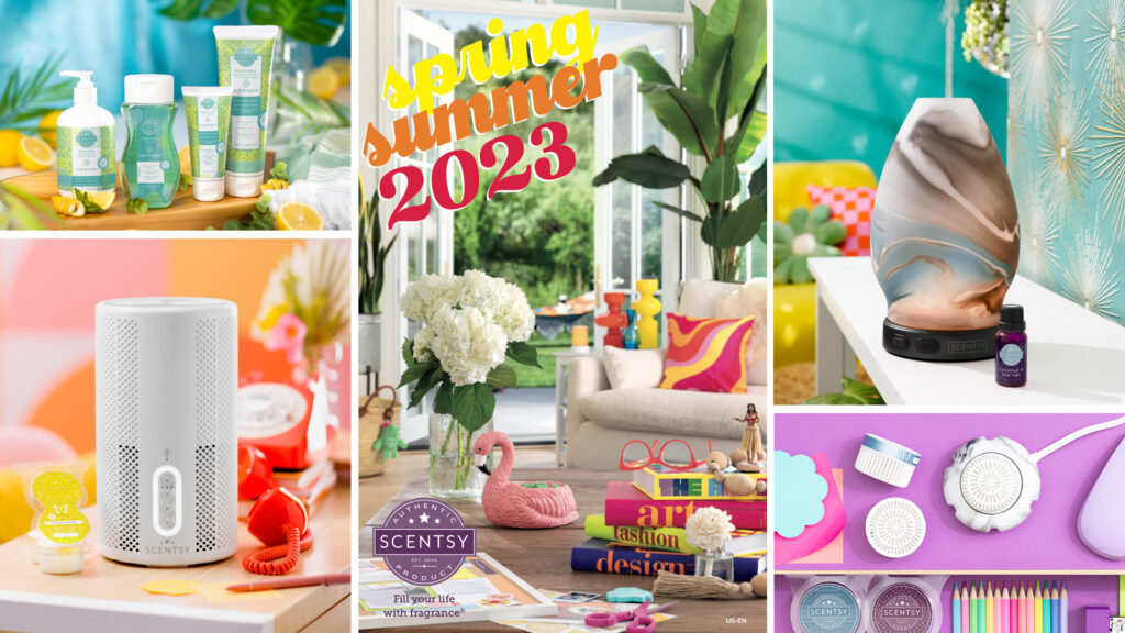 Scentsy's new Spring & Summer 2023 product catalog