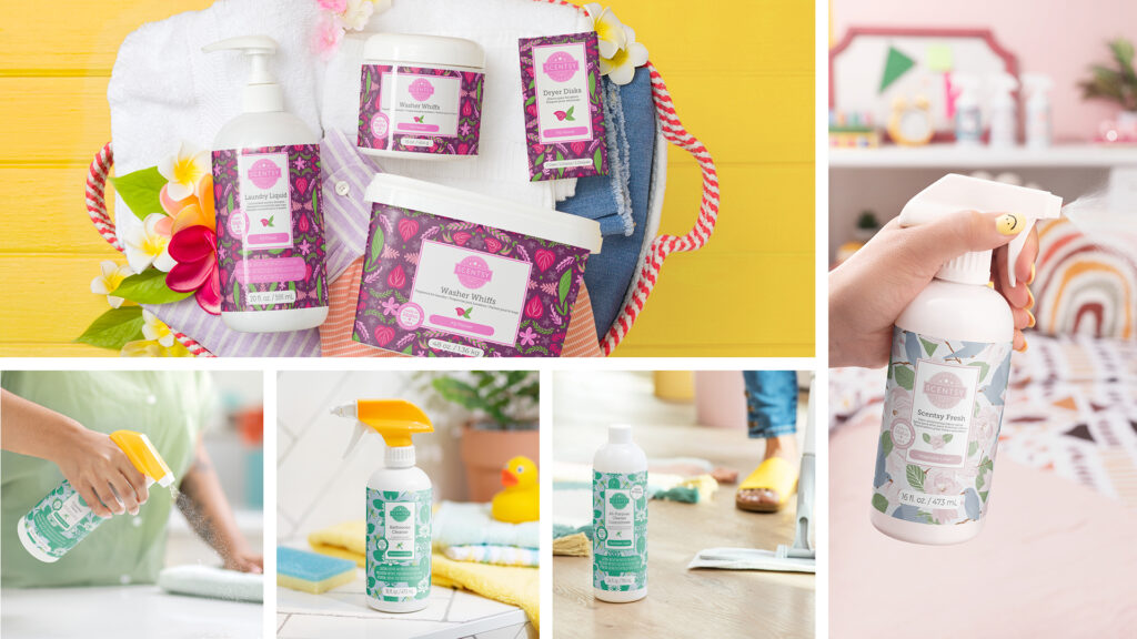 Scentsy's new laundry products and fragrances from the Spring and Summer 2023 catalog 