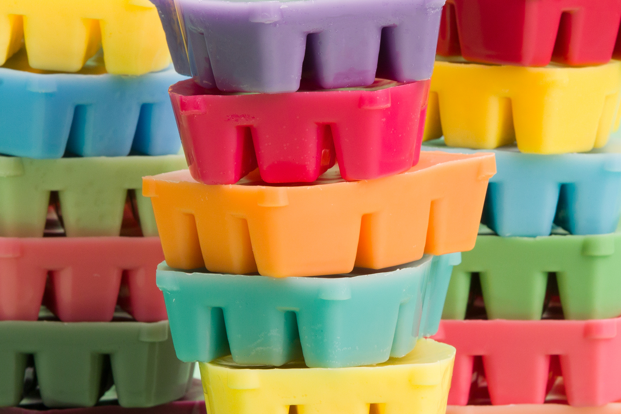 Stacked colorful Scentsy Wax Bars