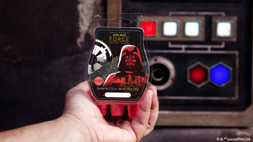The Dark Side wax bar from the Scentsy Star Wars Collection