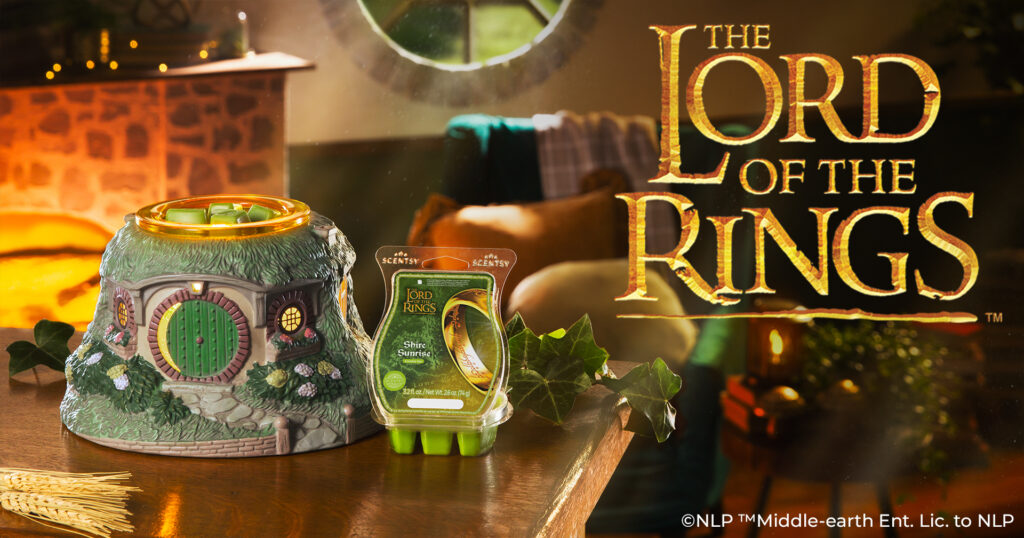 Scentsy Lord of the Rings warmer and wax bar