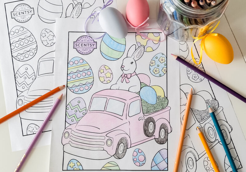 Celebrate our gorgeous Easter Collection with a beautiful coloring page