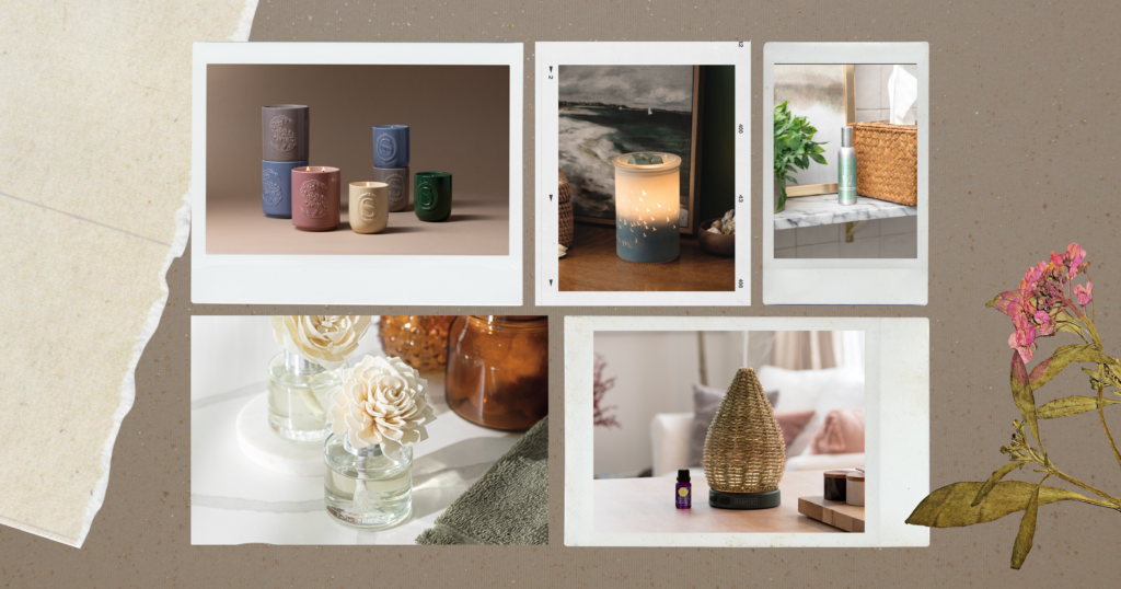 Scentsy candles, warmers, room spray fragrance flowers, and oil diffusers offer unique scent layering opportunities.