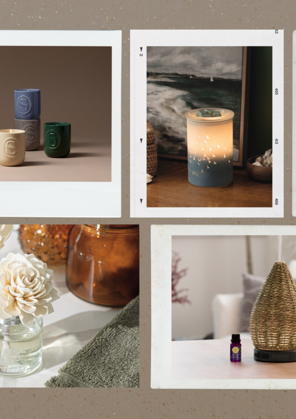 Scentsy candles, warmers, room spray fragrance flowers, and oil diffusers offer unique scent layering opportunities.