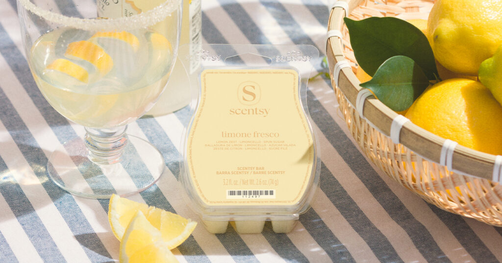 A Limone Fresco Scentsy Bar, or wax melts.