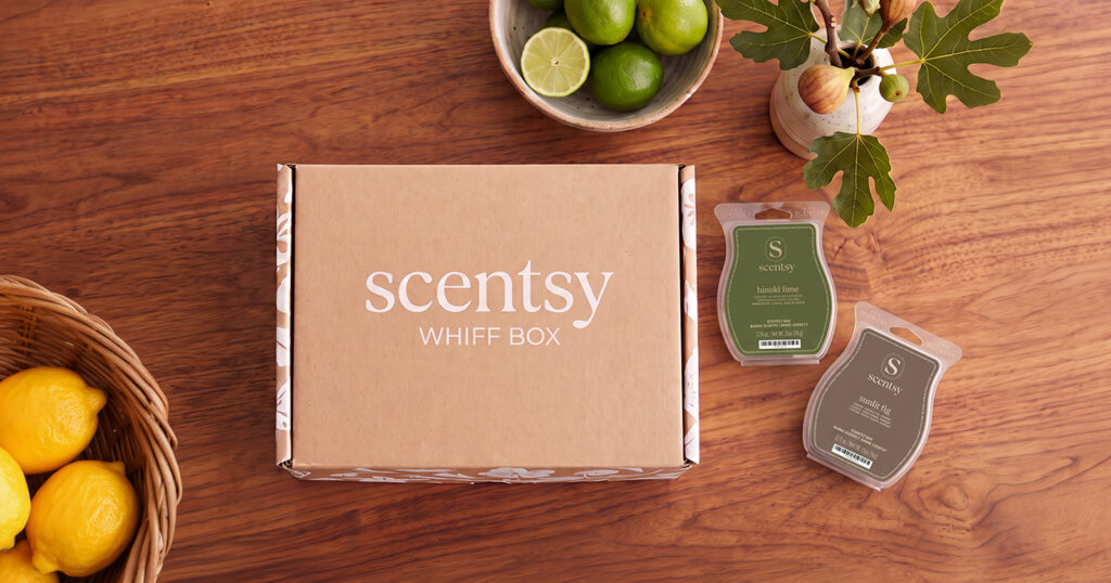 Scentsy's September Whiff Box is filled with seven fragrances crafted by the company's founding family, each a path back to something familiar and familial.