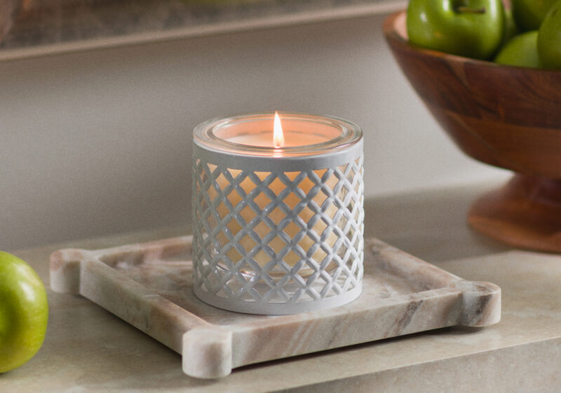 Swap the scent, keep the style with refillable candle holders